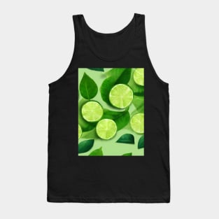 Limes on green Tank Top